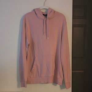 Cozy pink hoodie sweatshirt